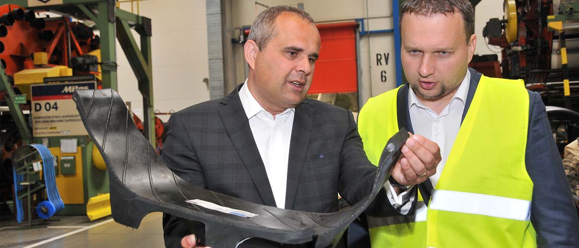 Mitas Tire Welcomes Czech Agricultural Minister